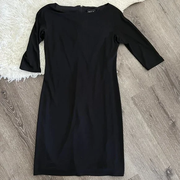 onyx nite black dress Vintage 90s Onyx Nite Midi Dress Whimsigoth Goth Glitter Handkerchief Hem Black